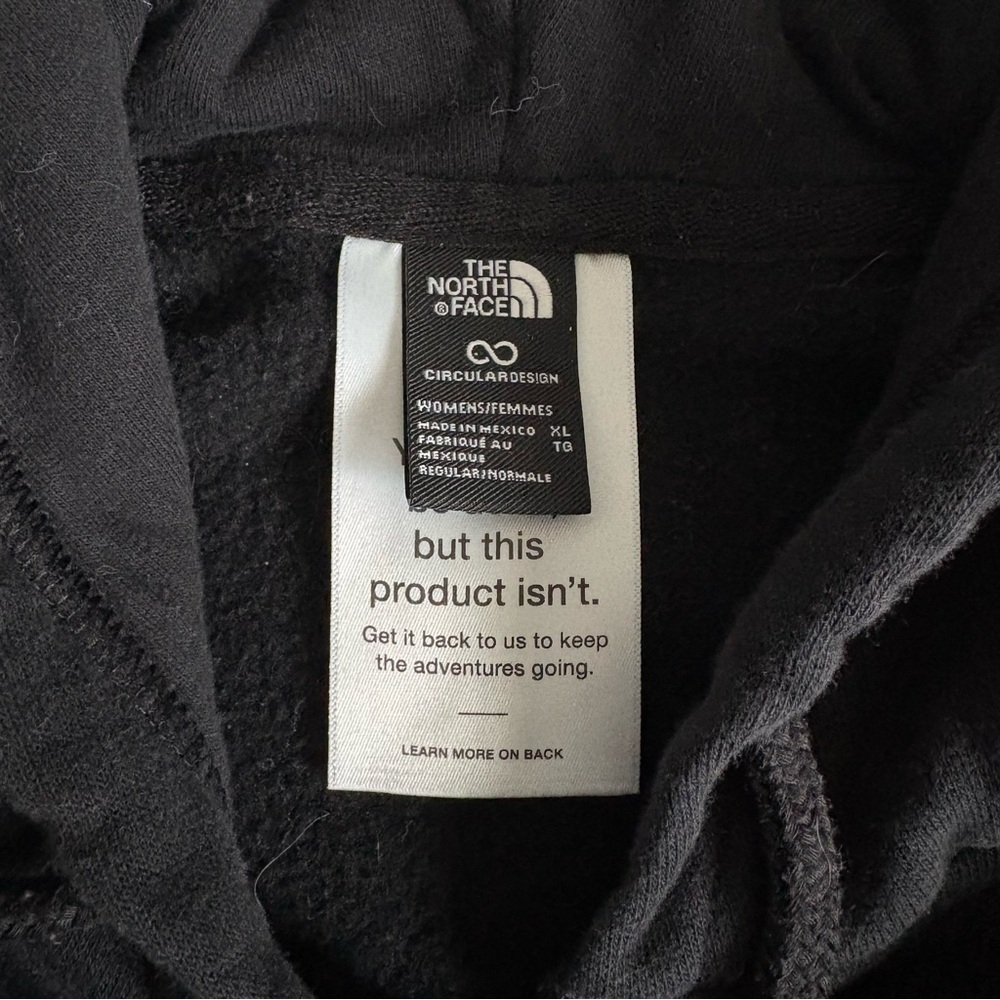 The North Face Black Zip-Up Hoodie - Picture 3 of 6